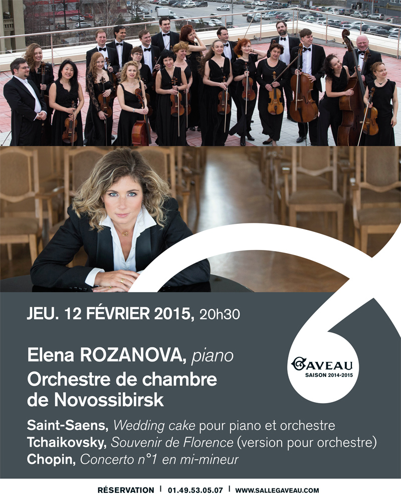 Concert d'Elena Rozano à la Salle Gaveau le 12 Février 2015