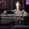 Jaques-Dalcroze, Emile : Musique pour Piano Vol.3