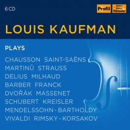 Louis Kaufman joue ...