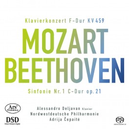 Mozart - Beethoven : Concerto pour piano n°19 - Symphonie n°1 / Alessandro Deljavan