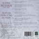 Messiaen : Quator Pour La Fin Du Temps