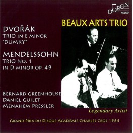 Dvorak - Mendelssohn : Trios