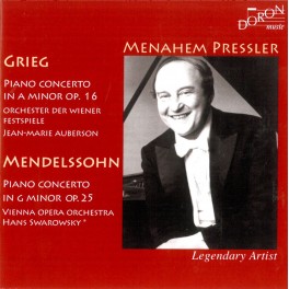 Grieg - Mendelssohn : Concertos pour piano