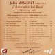 Massenet : L'Adorable Bel-Boul