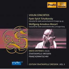 Edition Staatskapelle Dresden Vol.3 : David Oistrakh / Tchaïkovski - Mozart