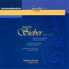 Sieber, Ignazio : 6 Sonates pour flûte à bec et basse continue