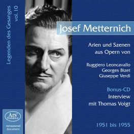 Les Chanteurs Légendaires Vol.10 / Josef Metternich