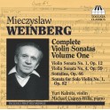 Weinberg : Intégrale des Sonates pour violon Vol.1