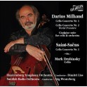 Milhaud - Saint-Saëns : Concertos pour violoncelle