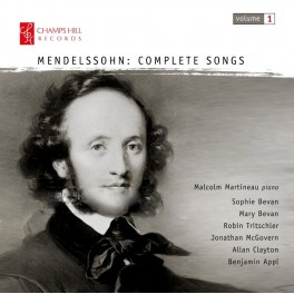 Mendelssohn : Intégrale des Mélodies Vol.1