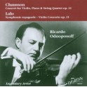 Chausson - Lalo : Concerto pour violon, Symphonie Espagnole