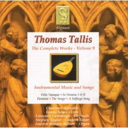 Tallis : Intégrale de l'oeuvre Vol.9