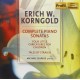 Korngold : Intégrale des Sonates pour piano