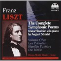 Liszt : Poèmes Symphoniques pour piano solo - Vol.1