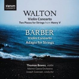Walton - Barber : Concertos pour violon