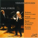 Yehudi Menuhin et Paul Coker, Live