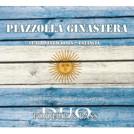 Piazzolla - Ginastera : Les Quatre Saisons & Estancia, Transcriptions originales pour 2 clavecins