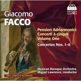 Facco, Giacomo : Pensieri Adriamonici - Concerti à cinque - Vol.1