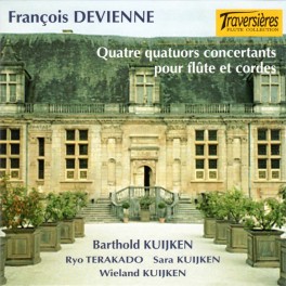 Devienne : Quatre quatuors concertants pour flûte et cordes