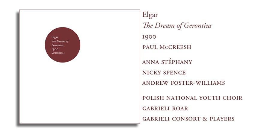 Elgar : The Dream of Gerontius / Paul McCreesh