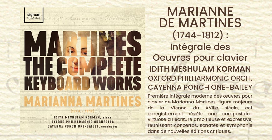 Martines, Marianna : Int&eacute;grale des Oeuvres pour clavier
