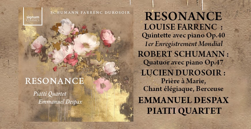 Resonance / Piatti Quartet & Emmanuel Despax